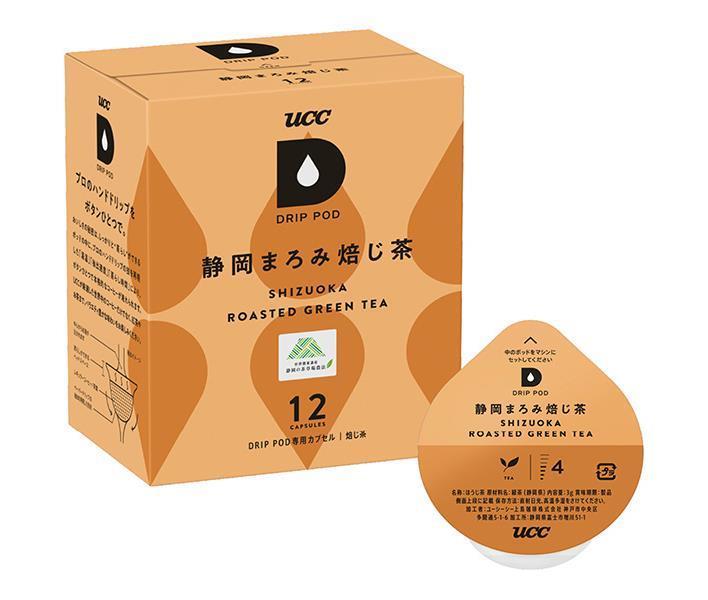 UCC DRIP POD(ドリップポッド) 静岡まろみ焙じ茶 12P×12箱入｜ 送料無料 ほうじ茶 お茶 ドリップポッド..