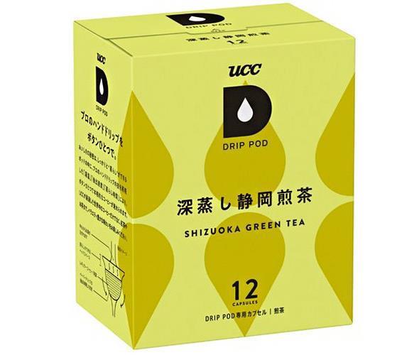 UCC DRIP POD(ドリップポッド) 深蒸し静岡煎茶 12P×12箱入｜ 送料無料 煎茶 お茶 ドリップポッド 専用..