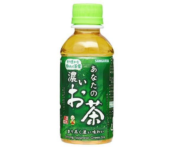 サンガリア あなたの濃いお茶 200mlペットボトル×30本入×(2ケース)｜ 送料無料 お茶 緑茶 PET