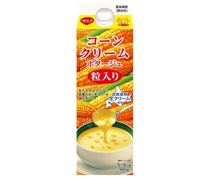 スジャータ コーンクリームポタージュ 粒入り 900g紙パック×6本入×(2ケース)｜ 送料無料 野菜飲料 コーンスープ 紙パック