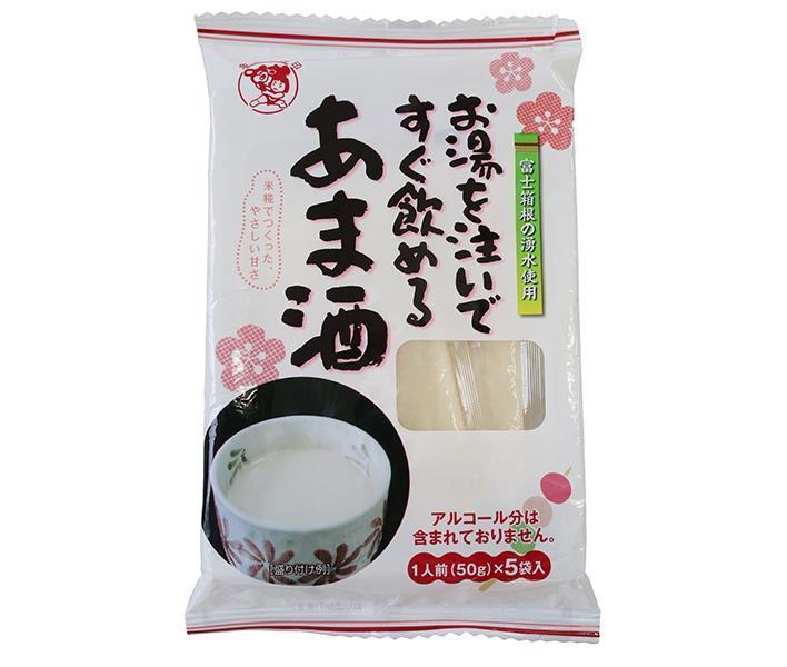 伊豆フェルメンテ お湯を注いですぐ飲めるあま酒 (50g×5食)×12袋入×(2ケース)｜ 送料無料 HOT ホット 甘酒 あまざけ ノンアルコール