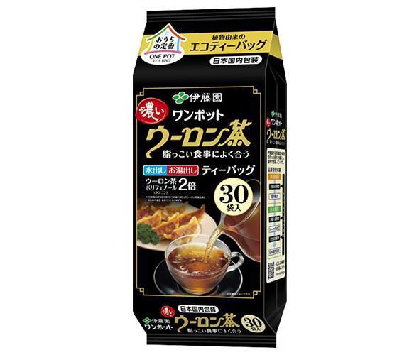 伊藤園 ワンポットエコティーバッグ濃いウーロン茶 30袋入×10個入｜ 送料無料 ティーバック 烏龍茶 袋