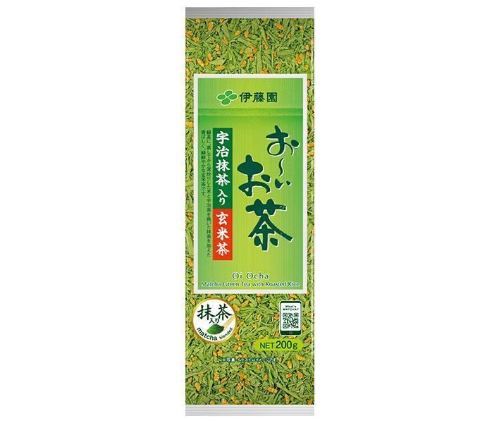 伊藤園 お〜いお茶 宇治抹茶入り玄米茶 200g×5袋入｜ 送料無料 おーいお茶 玄米茶 抹茶 宇治抹茶 お茶 茶葉のサムネイル