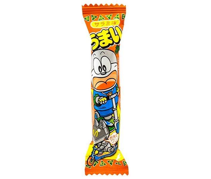 やおきん うまい棒 サラミ味 6g×30本入｜ 送料無料 お菓子 スナック菓子 駄菓子 サラミ