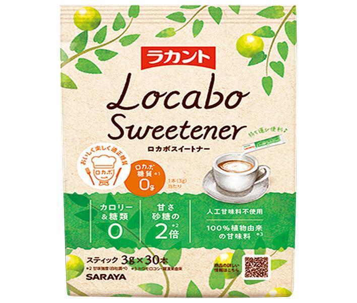 サラヤ ラカントロカボスイートナー 90g(3g×30本)×6袋入｜ 送料無料 無添加 ゼロカロリー 甘味料 顆粒