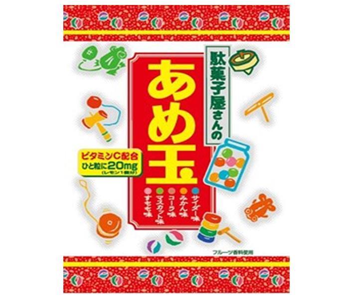 【送料無料・メーカー/問屋直送品・代引不可】リボン 駄菓子屋さんのあめ玉 16個×12袋入｜ お菓子 おやつ ゼリー フルーツ