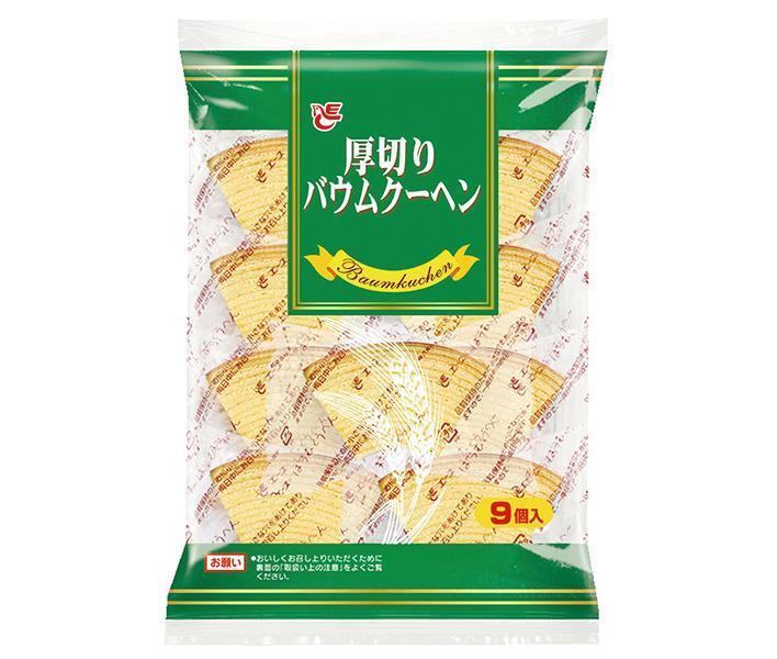 エースベーカリー 厚切りバウムクーへン 9個×9袋入｜ 送料無料 お菓子 おやつ バームクーヘン