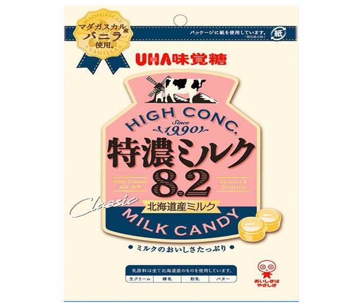 キャンディ UHA味覚糖 特濃ミルク8.2 88g×6袋入×(2ケース)｜ 送料無料 お菓子 飴・キャンディー 特濃 ミルク