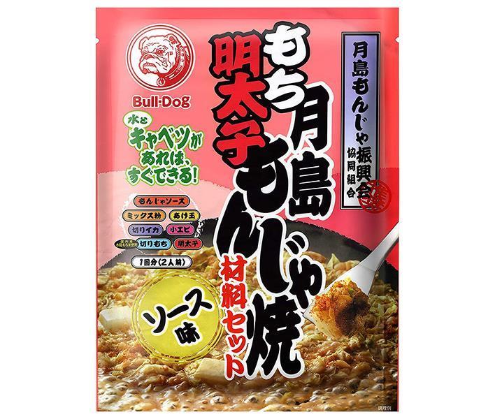 ブルドッグソース 月島もち明太子もんじゃ ソース味 106g×5袋入×(2ケース)｜ 送料無料 ミックス粉 もんじゃ粉 ソース