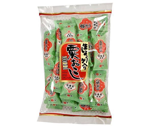 【送料無料・メーカー/問屋直送品・代引不可】日進堂製菓 ミニ粟おこし 110g×12袋入｜ お菓子 おかし おやつ ミニ 粟おこし