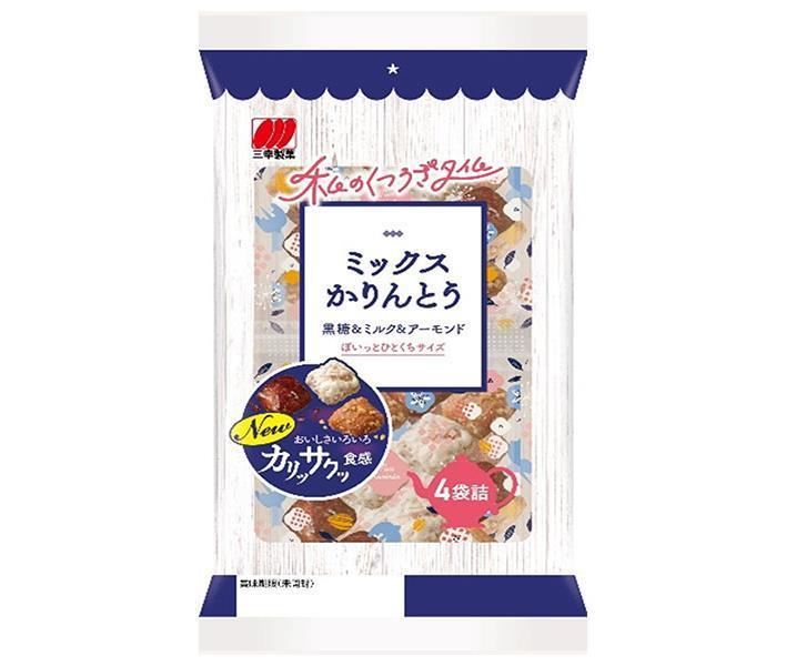 三幸製菓 ミックスかりんとう 114g×12袋入｜ 送料無料 お菓子 黒糖 アーモンド 和菓子