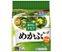 東洋水産 マルちゃん 素材のチカラ めかぶスープ (4.7g×5食)×6袋入| 送料無料 インスタント めかぶ フリーズドライ スープ