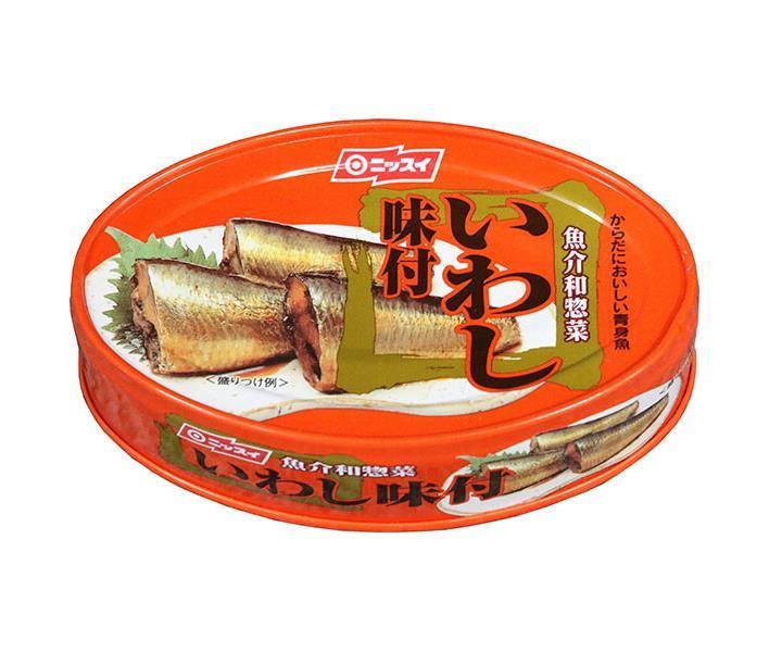 ニッスイ いわし味付 100g缶×24個入| 送料無料 一般食品 かんづめ 缶詰 イワシ 鰯