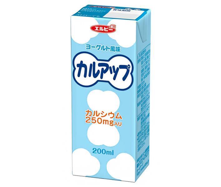 エルビー カルアップ 200ml紙パック×24本入｜ 送料無料 カルシウム ヨーグルト 乳飲料 紙パック