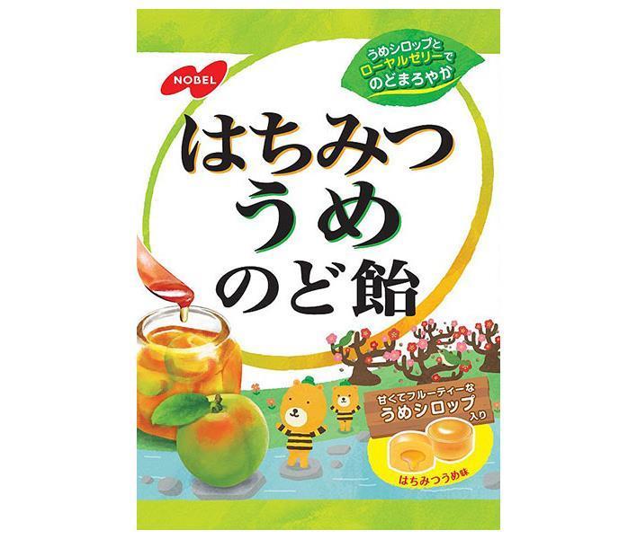 ノーベル製菓 はちみつうめのど飴 110g×6袋入｜ 送料無料 飴 キャンディー 蜂蜜 梅 のど飴