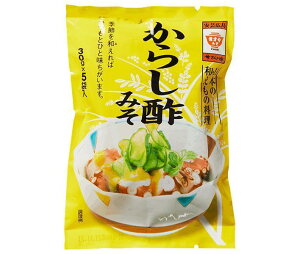 ますやみそ からし酢みそ 150g(30g×5袋)×12袋入｜ 送料無料 米味噌 調味料 酢味噌