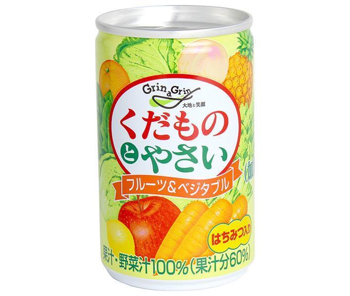 長野興農 くだものとやさい(加糖) 160g缶×30本入｜ 送料無料 野菜 野菜ジュース フルーツ フルーツジュース