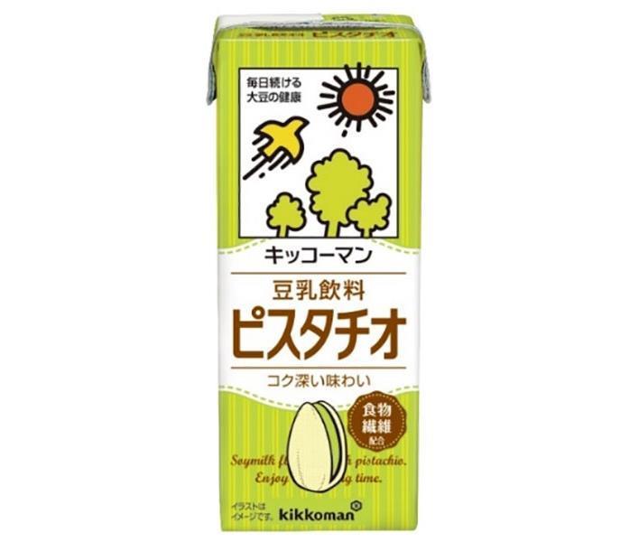 キッコーマン 豆乳飲料 ピスタチオ 200ml紙パック×18本入｜ 送料無料 豆乳 キッコーマン ピスタチオ 200ml 1