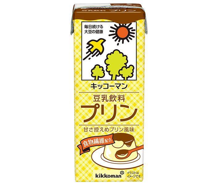 キッコーマン 豆乳飲料 プリン 200ml紙パック×18本入×(2ケース)｜ 送料無料 豆乳 豆乳飲料 紀文 スイーツ ぷりん 1