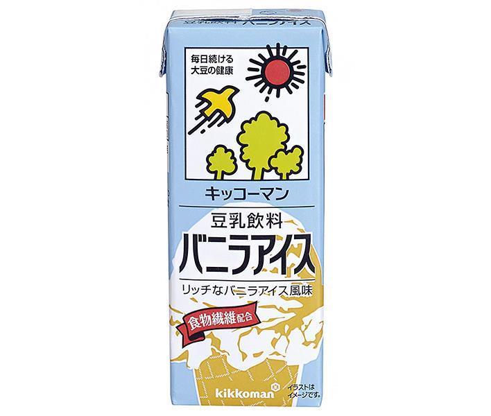 キッコーマン 豆乳飲料 バニラアイス 200ml紙パック×18本入×(2ケース)｜ 送料無料 豆乳 キッコーマン バニラ アイス …