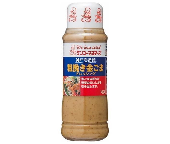 ケンコーマヨネーズ 神戸壱番館 粗挽き金ごまドレッシング 300ml×12本入×(2ケース)｜ 送料無料 調味料 ドレッシング 胡麻 ゴマ ゴマドレ