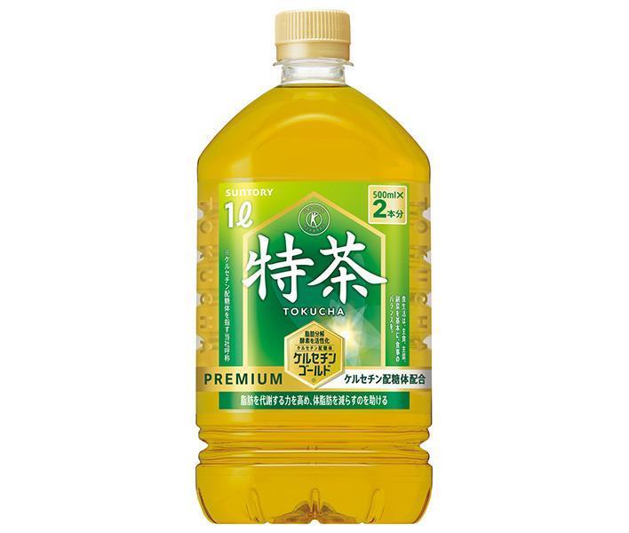 サントリー 伊右衛門 いえもん 特茶【特定保健用食品 特保】 1Lペットボトル 12本入 2ケース ｜ 送料無料 トクホ お茶飲料 体脂肪 PET 1000ml 特保