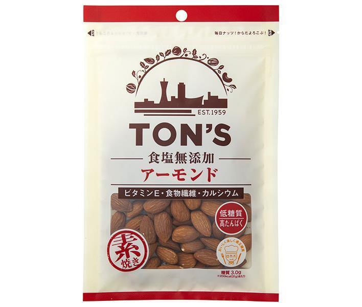 東洋ナッツ トン 食塩無添加 アーモンド 100g×10袋入×(2ケース)｜ 送料無料 ナッツ 豆 無添加 お菓子 おつまみ 袋 1