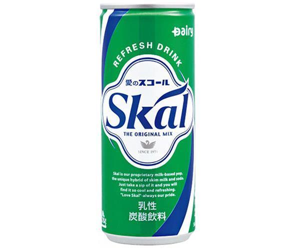 南日本酪農協同 スコールホワイト 250ml缶×20本入｜ 送料無料 スコール 炭酸 スパークリング 乳酸 缶 カルシウム