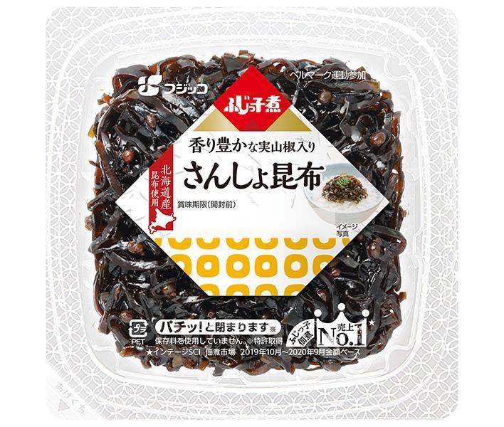 フジッコ ふじっ子煮 さんしょ昆布 74g×24(12×2)個入｜ 送料無料 一般食品 惣菜 佃煮 つくだに こんぶ