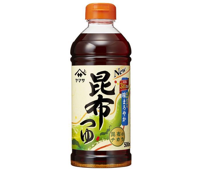 ヤマサ醤油 昆布つゆ 500mlペットボトル×12本入｜ 送料無料 一般食品 調味料 つゆ こんぶ だし