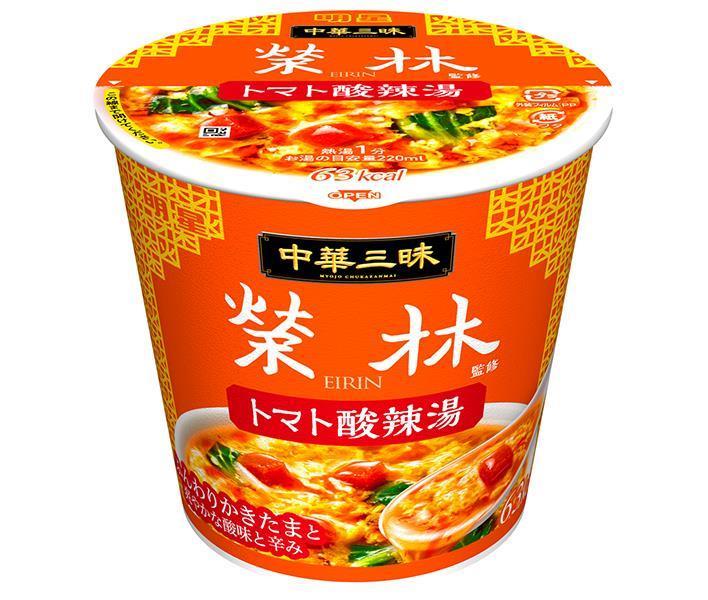 明星食品 中華三昧 榮林 トマト酸辣湯 18g×6個入｜ 送料無料 インスタント 即席 スープ