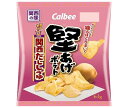 【送料無料・メーカー/問屋直送品・代引不可】カルビー 堅あげポテト 関西だししょうゆ 63g×12袋入| お菓子 ポテトチップス スナック菓子 Calbee 関...