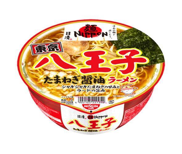 日清食品 麺ニッポン 八王子たまねぎ醤油ラーメン 112g×12個入｜ 送料無料 一般食品 インスタント食品 カップめん 即席 ラーメン 醤油