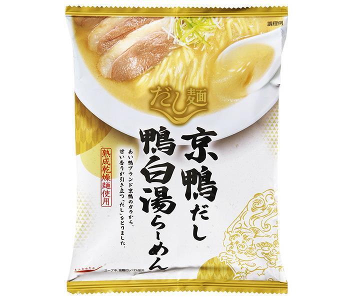 【送料無料・メーカー/問屋直送品・代引不可】国分 tabete だし麺 京鴨だし 鴨白湯ラーメン 102g×10袋入｜ ラーメン インスタント 袋麺