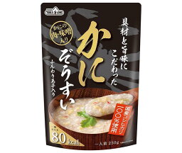 丸善食品工業 テーブルランド 具材と旨味にこだわったかにぞうすい 250gパウチ×24(12×2)袋入×(2ケース)｜ 送料無料 一般食品 レトルト ご飯 雑炊