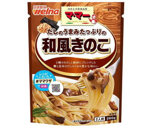 日清ウェルナ マ・マー だしのうまみたっぷりの和風きのこ 260g×6袋入×(2ケース)｜ 送料無料 一般食品 マ・マー レトルト パスタソース