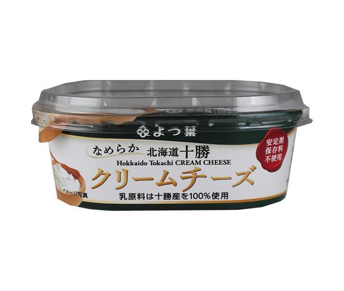 【送料無料・メーカー/問屋直送品・代引不可】【チルド(冷蔵)商品】よつ葉乳業 よつ葉 北海道十勝 なめらかクリームチーズ 100g×6個入｜ チーズ 乳製品 北海道 よつ葉