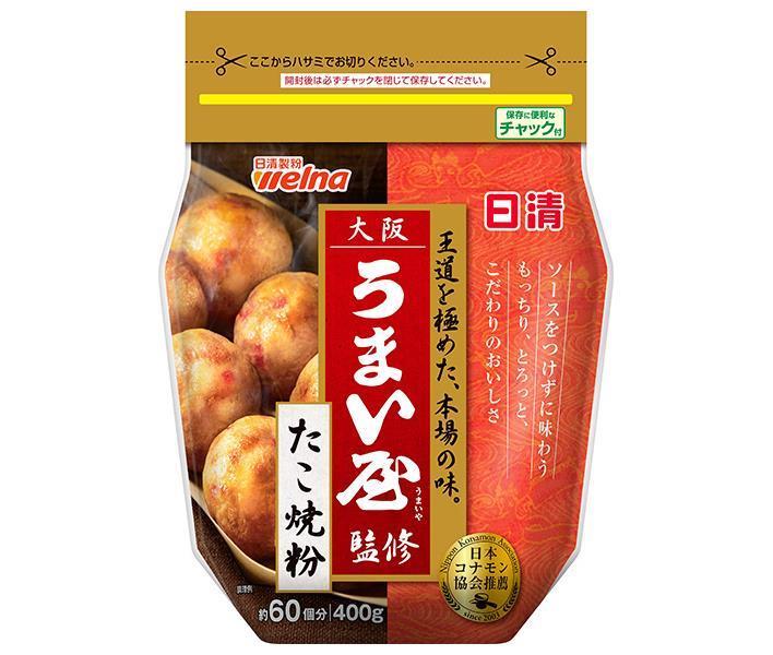 日清ウェルナ 日清 大阪うまい屋監修 たこ焼粉 400g×12袋入×(2ケース)｜ 送料無料 一般食品 調味料 粉..