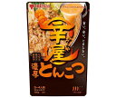 ミツカン 辛屋 濃厚とんこつ鍋つゆ ストレート 750g×12袋入×(2ケース)| 送料無料 調味料 鍋つゆ 素 鍋スープ