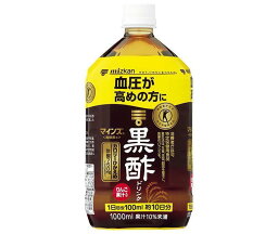 ミツカン マインズ(毎飲酢) 黒酢ドリンク【特定保健用食品 特保】 1Lペットボトル×6本入×(2ケース)｜ 送料無料 トクホ 黒酢 健康酢 酢飲料 お酢 飲む酢 1l PET