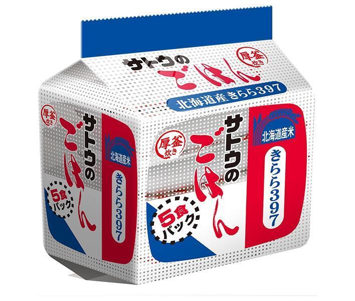 サトウ食品 サトウのごはん 北海道産きらら397 5食パック (200g×5食)×8個入｜ 送料無料 さとうのごはん レトルト サトウの ご飯 米 きらら397