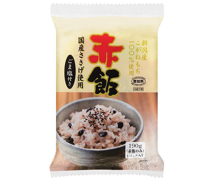 たかの 赤飯 ごま塩(1.5g)付き 190g×10