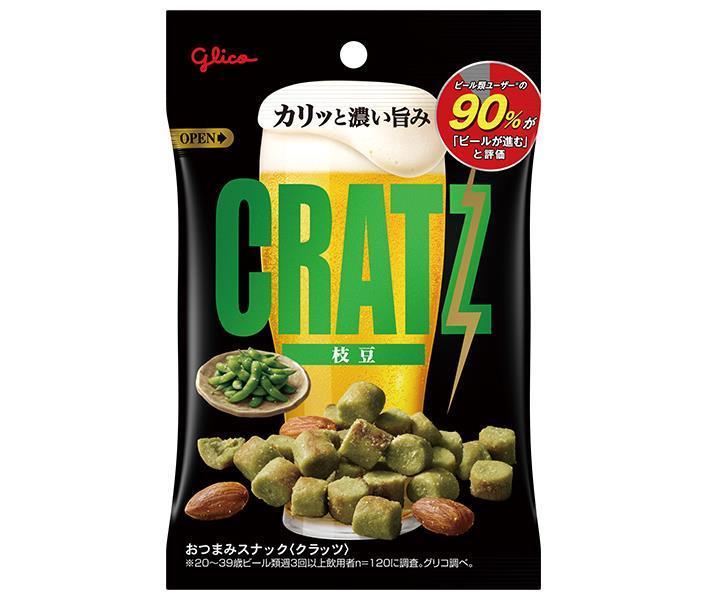 江崎グリコ クラッツ 枝豆 42g×10袋入｜ 送料無料 お菓子 スナック菓子 袋