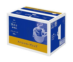 AGF ちょっと贅沢な珈琲店 レギュラー・コーヒー ドリップパック スペシャル・ブレンド 7g×100P×6箱入｜ 送料無料 コーヒー ドリップ 100袋 ドリップコーヒー 珈琲