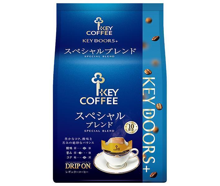 キーコーヒー スペシャルブレンド　コーヒー キーコーヒー KEY DOORS＋ ドリップ オン スペシャルブレンド (8g×10袋)×6袋入｜ 送料無料 嗜好品 コーヒー類 ドリップコーヒー ブレンドコーヒー