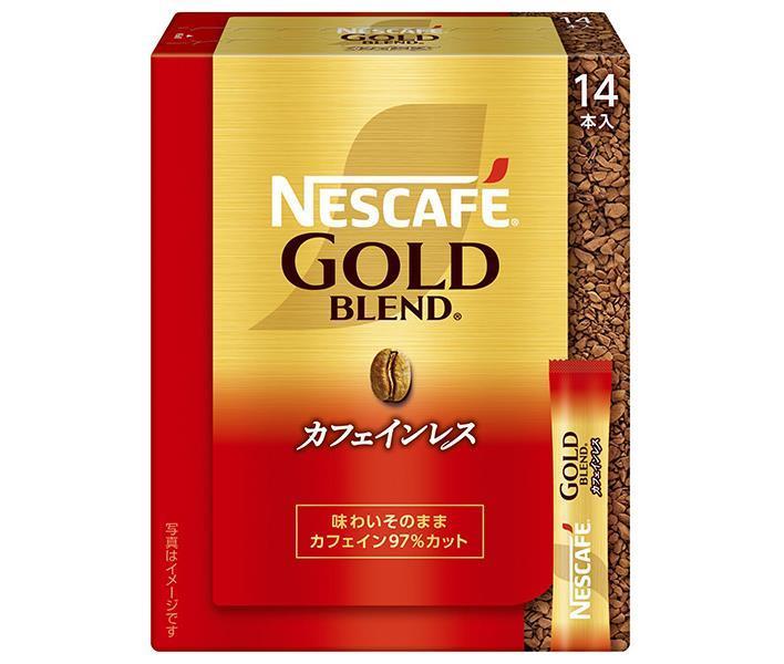 ネスカフェ ゴールドブレンド カフェインレス　コーヒー ネスレ日本 ネスカフェ ゴールドブレンド カフェインレス スティック ブラック (2g×14P)×12箱入×(2ケース)｜ 送料無料 嗜好品 スティック インスタント 粉末