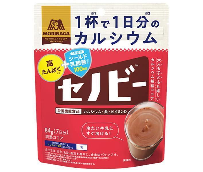 森永製菓 セノビー 84g袋×48袋入｜ 送料無料 ココア 飲料 粉末 栄養機能食品