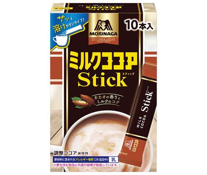 森永製菓 ミルクココアスティック 120g(12g×10本)×50箱入｜ 送料無料 ココア 飲料 スティックタイプ