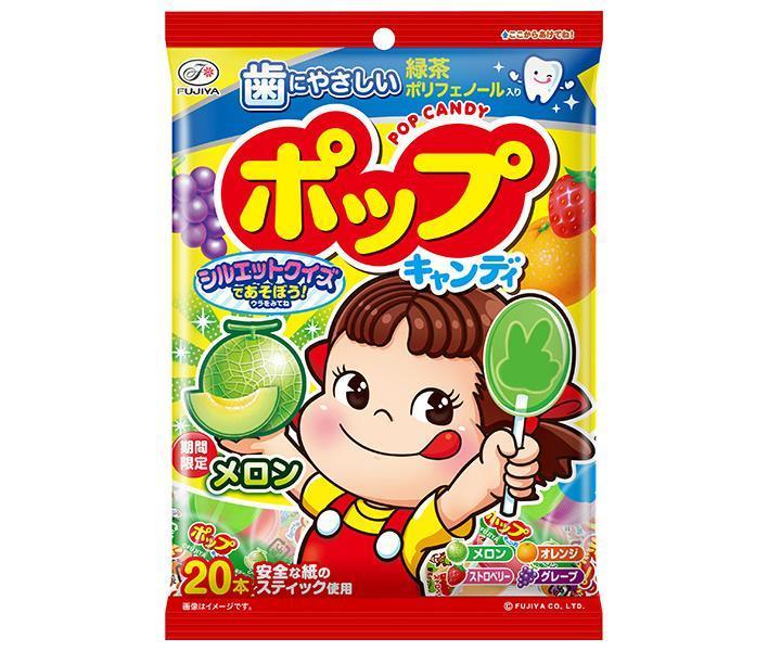 不二家 ポップキャンディ 20本×6袋入×(2ケース)｜ 送料無料 ペコちゃん お菓子 おやつ キャンディ 飴 アメ