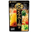 ミツカン 〆まで美味しい とんこつしょうゆ鍋つゆ ストレート 750g×12袋入×(2ケース)| 送料無料 一般食品 調味料 鍋スープ